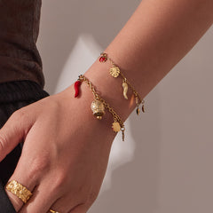 Bell and Charm Necklace or Bracelet