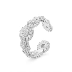 Nadine Vintage-Inspired Pavé Adjustable Ring
