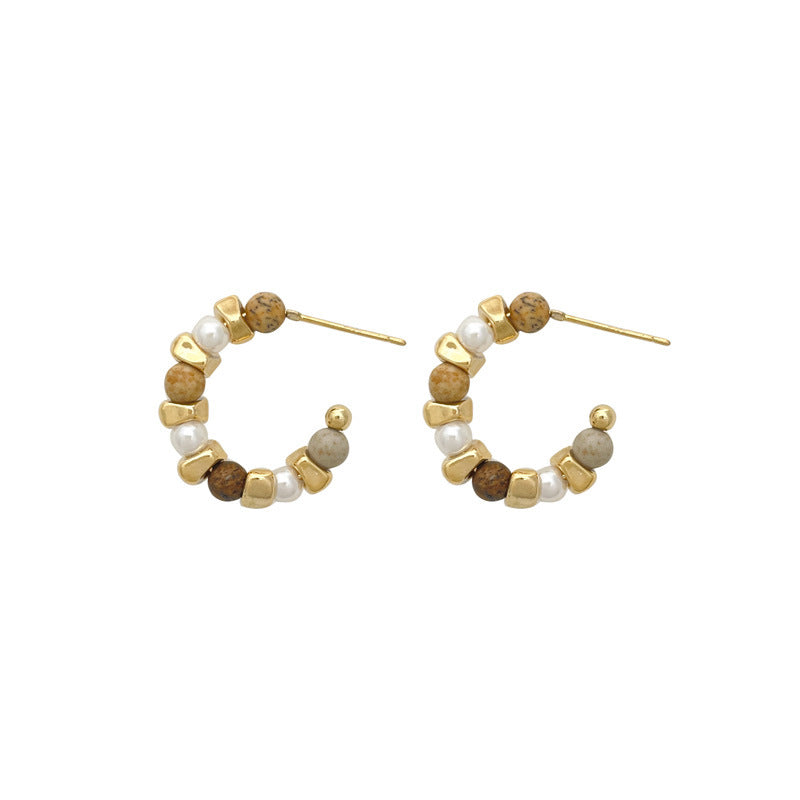 Daphne Pearl Stud Earrings No. 528507