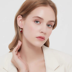 Nicolette Pavé Heart Stud Earrings No. 554875