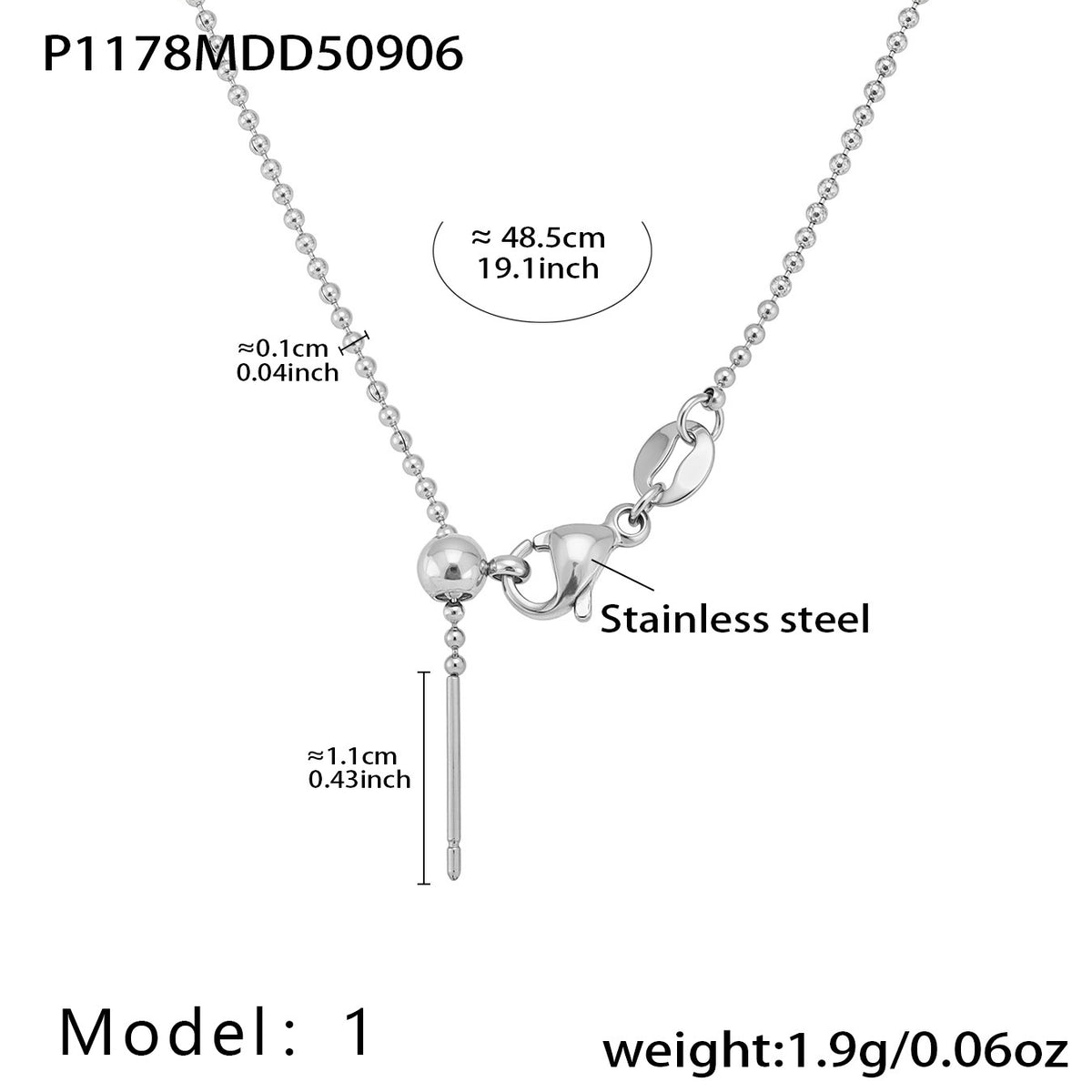 18K Gold-Plated Cubic Zirconia Charms and Chain Designs