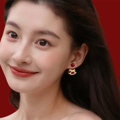 Camille Pearl Horse Stud Earrings