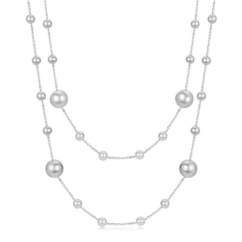 Nicolette Pearl Stardust Layered Necklace