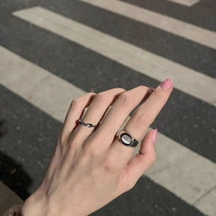 Marielle Vintage-Inspired Cat's-Eye Adjustable Ring