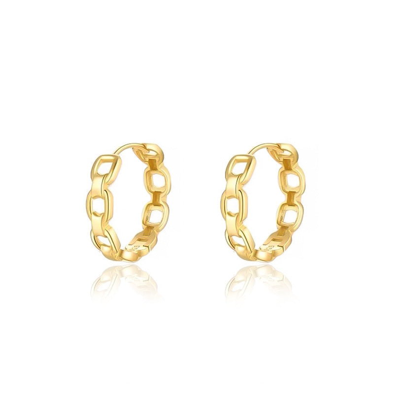 Daphne Chain-Link Stud Earrings