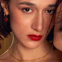 Marielle Heart Stud Earrings No. 430203