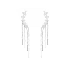 Camille Pearl Tassel Drop Earrings