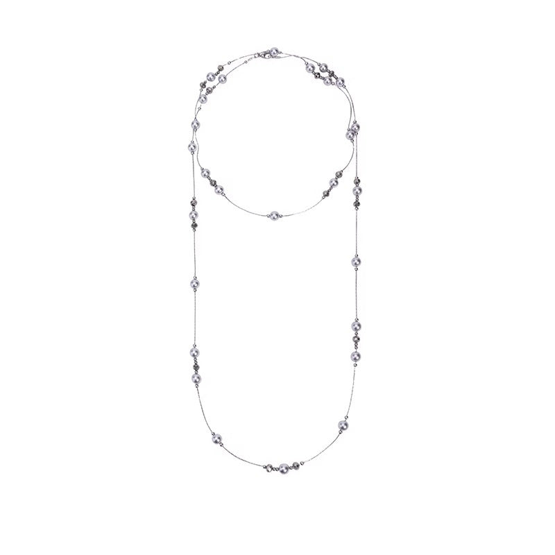 Nicolette Pearl Stardust Choker Necklace No. 030075