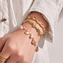 Ocean Charm Cubic Zirconia Bracelets