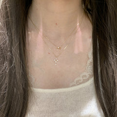 Nicolette Vintage-Inspired Pavé Teardrop Choker Necklace