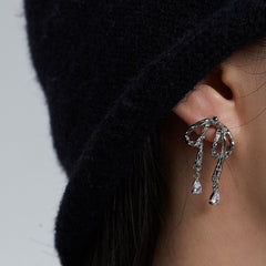 Marielle Pavé Bow Drop Earrings