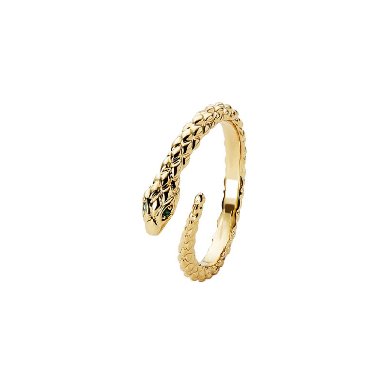 Marielle Pavé Snake Adjustable Ring