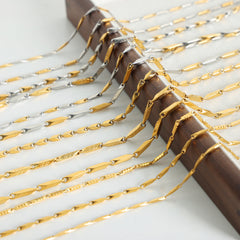 Textured Geometric Necklace Collection