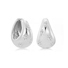 Marielle Vintage-Inspired Pavé Teardrop Stud Earrings
