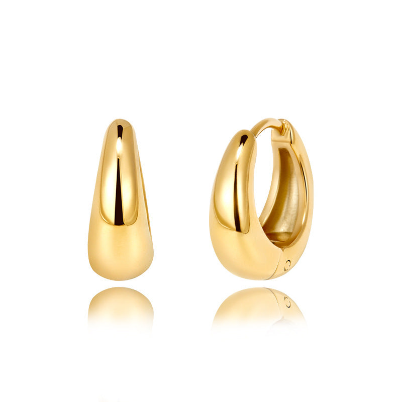 Camille Teardrop Hoop Earrings