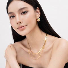 Nadine Snake Layered Necklace