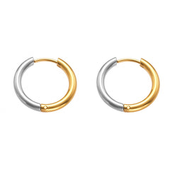 Polished Minimal Huggie Hoop Earrings