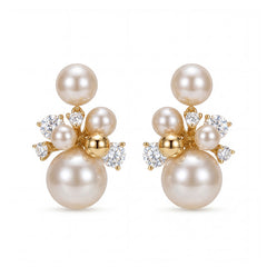 Camille Pearl Stud Earrings