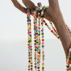 Multicolor Natural Stone Necklace or Bracelet