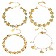 Ocean Charm Cubic Zirconia Bracelets