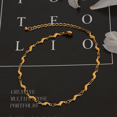 Chili Pepper Charm Chain Anklet