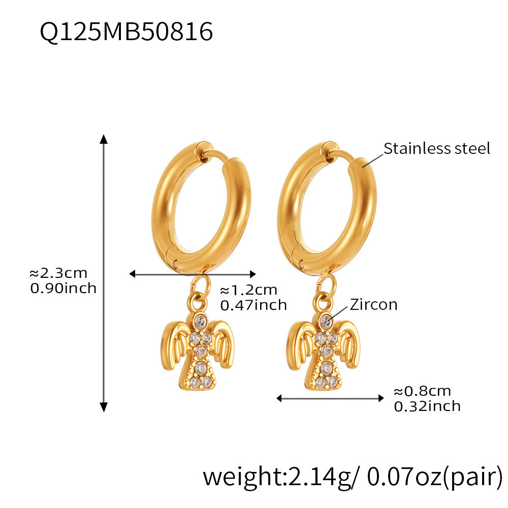 Sparkling Charm Hoop Earring Designs