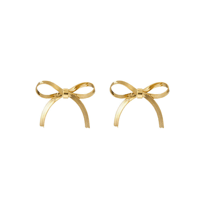 Nicolette Minimalist Butterfly Stud Earrings