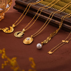 Celestial Cubic Zirconia Pendant Necklaces