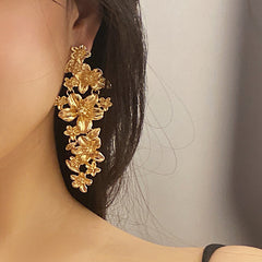 Daphne Vintage-Inspired Floral Drop Earrings