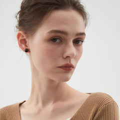 Daphne Vintage-Inspired Tiger-Eye Stud Earrings