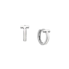 Nadine Minimalist Huggie Earrings