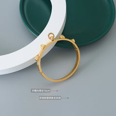 Pyramid Stud Bangle Bracelet