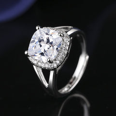 Lumière Charm Ring on a clean background