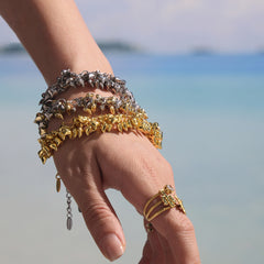 Heart Charm Link Bracelet