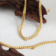 Cubic Zirconia Accent Bold Chain Necklace Designs