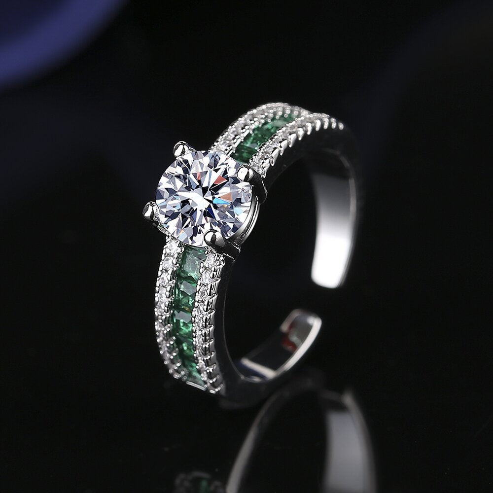Lumière Charm Ring on a clean background