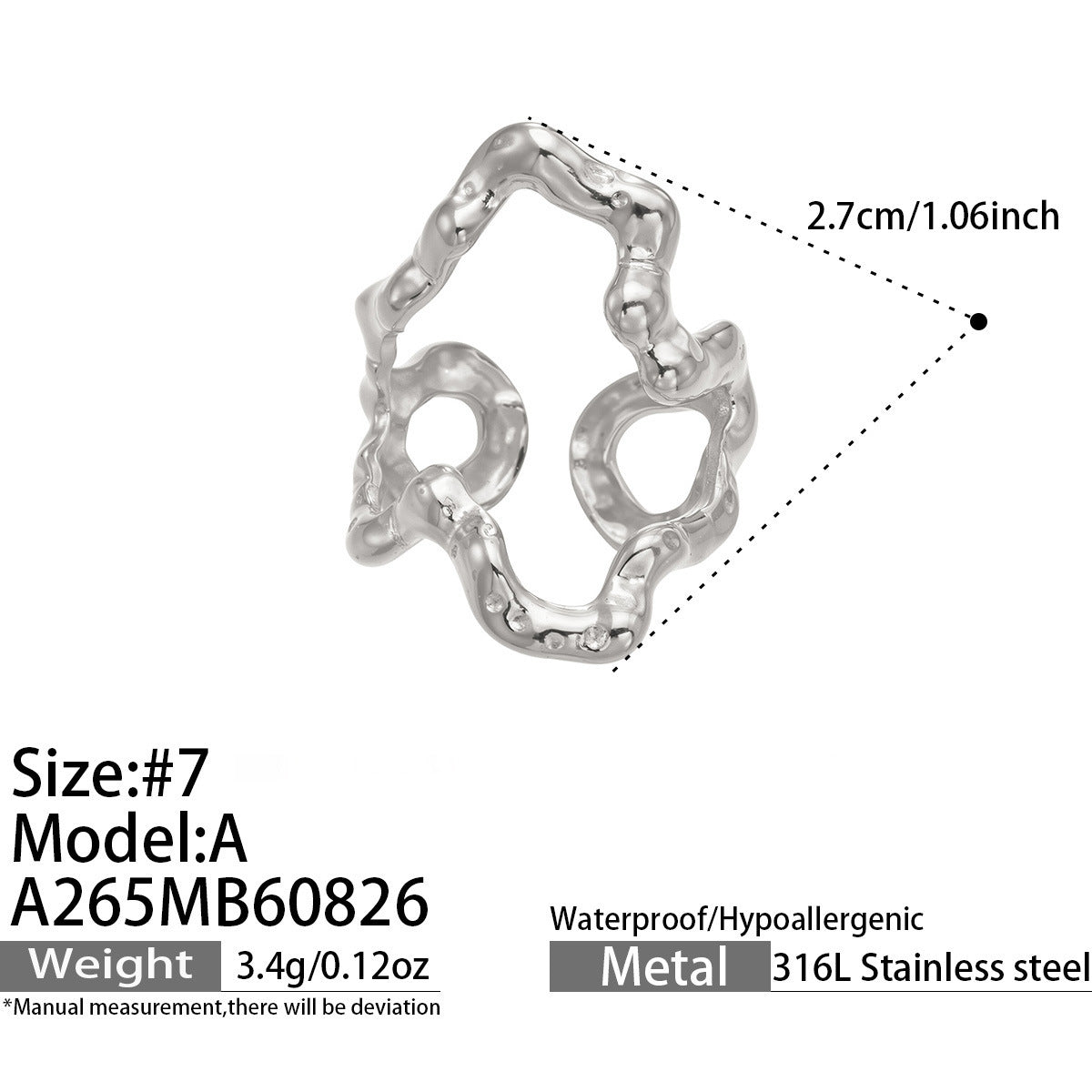 Irregular Open Ring Collection