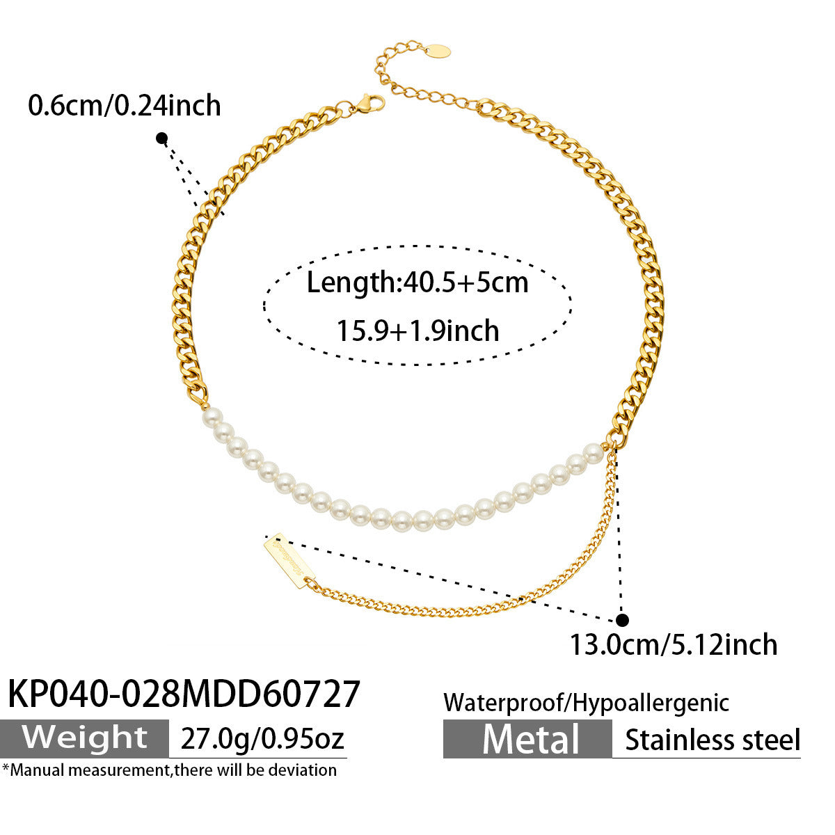 Pearl-Look Layered & Toggle Necklaces