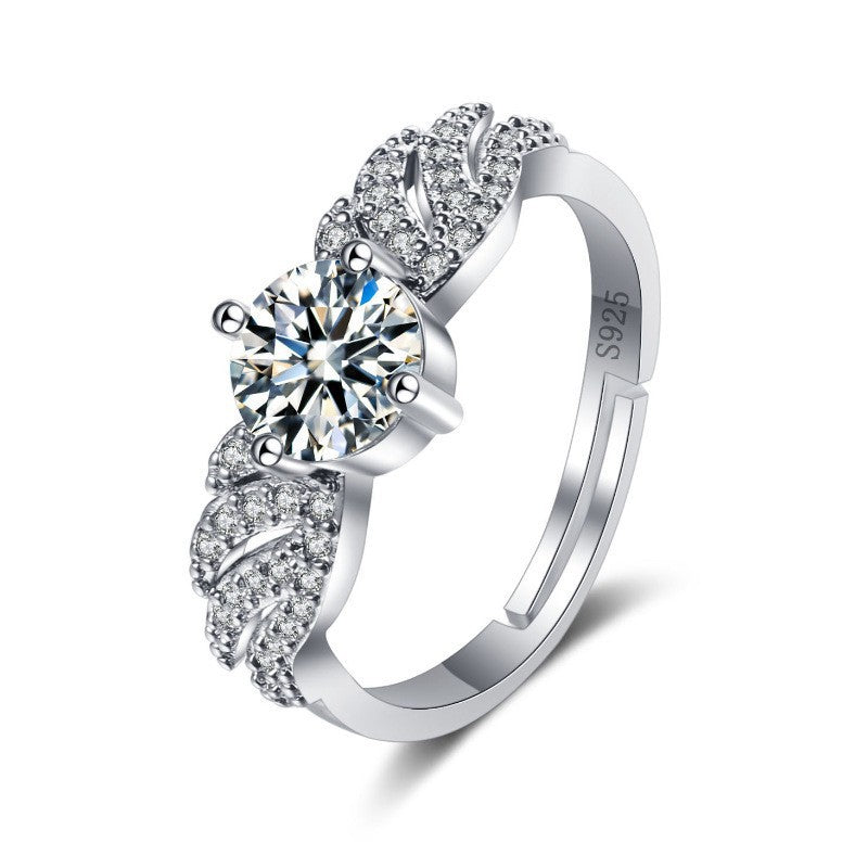 Lumière Charm Ring on a clean background