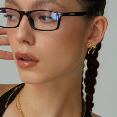 Marielle Dainty Bow Stud Earrings