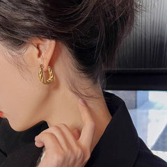 Nicolette Vintage-Inspired Snake Stud Earrings