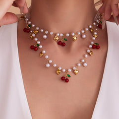 Pearl-Look Charm Necklace, Bracelet or Separate Pendant Pack