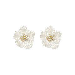 Camille Vintage-Inspired Camellia Stud Earrings