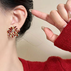 Nadine Pavé Starburst Stud Earrings
