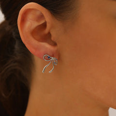 Marielle Dainty Bow Stud Earrings