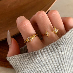 Daphne Vintage-Inspired Pavé Adjustable Ring