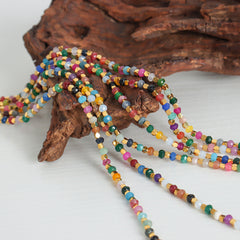 Multicolor Natural Stone Necklace or Bracelet