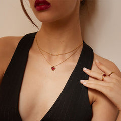 Camille Heart Pendant Necklace