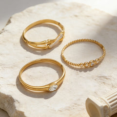 Cubic Zirconia Centerpiece Clasp Bangle Designs