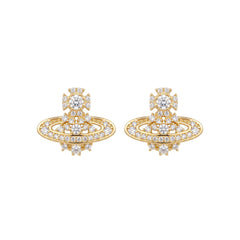 Camille Vintage-Inspired Pavé Stud Earrings